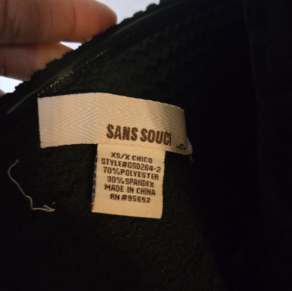 Sans Souci Strapless Black Dress XSmall - Picture 4 of 4